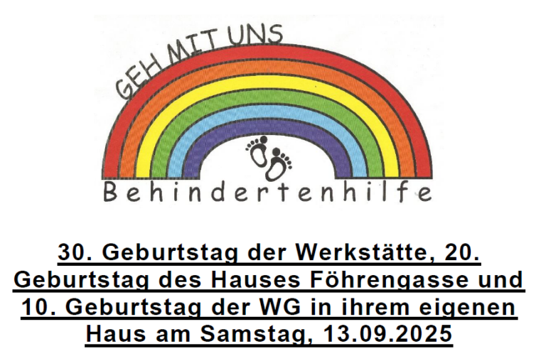 30 Jahre Geh-mit-uns